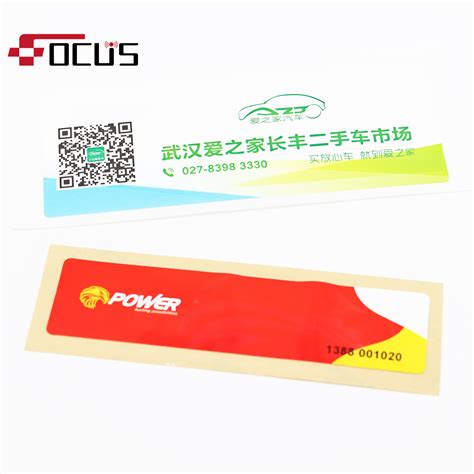 china rfid windsheild tag factory|rfid windshield sticker.